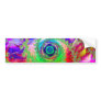 Colorful Spiral Design: Bumper Stickers