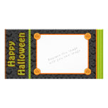 Colorful stripes - halloween colors and pattern photo card