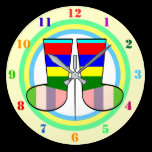 COLORFUL Toddler's Wall Clock wall clocks