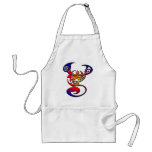 COLORFUL TRIBAL STYLE SCORPION APRON