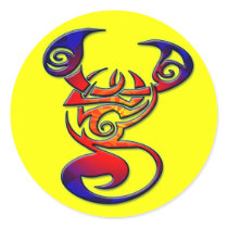 COLORFUL TRIBAL STYLE SCORPION