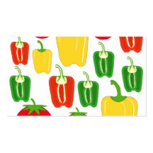 Colorful Vegetables. Business Card