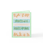 Colorful Vintage (bridal shower card)