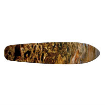COLORFUL VOLCANIC MAZE SKATEBOARD