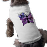 Colorful Watcher Butterflies Pet T Shirt