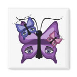 Colorful Watcher Butterflies Magnets