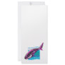 colorful whale design custom rack card
