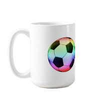 Colorfull Soccer Ball (football) Mugs