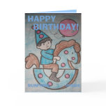 COLORING BIRTHDAY CARD