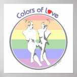 Colors of Love Womyn posters