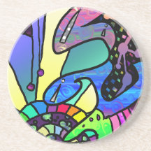 Colorshock Beverage Coasters