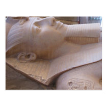 Colossal limestone statue of Ramses II Memphis postcards