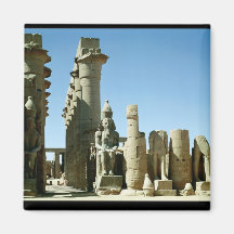 Colosses Ramesses II  and  Pylon of Amenophis Refrigerator Magnets