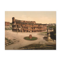 Colosseum and Meta Sudans, Rome, Italy Post Cards