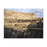 colosseum inside post card