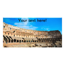 Colosseum Personalized Photo Card