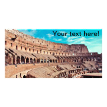 Colosseum Photo Card Template