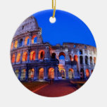 Colosseum Rome Christmas Ornaments
