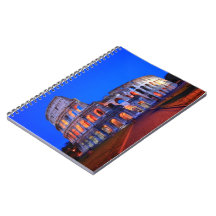Colosseum Rome Spiral Note Books