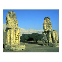 Colossi of Memnon, Luxor, Egypt Desert Postcards