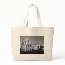 Colossium black and white canvas bags