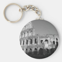 Colossium black and white keychain