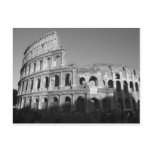 Colossium black and white postcards