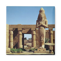 Colossus of Ramesses II: standing statue of Refrigerator Magnet