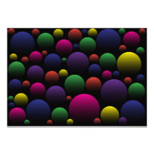 Colour Balls Personalized Announcement