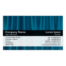 Colour Band - Black - Blue Drapery Business Cards