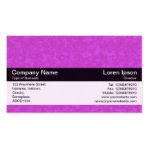 Colour Band - Black - Purple Stone Business Card