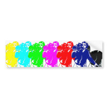 Colour Bar Cameramen Bumper Stickers