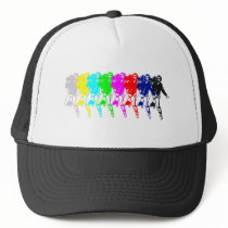 Colour Bar Cameramen Mesh Hat