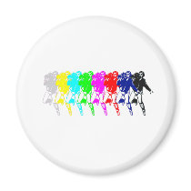Colour Bar Cameramen Refrigerator Magnet
