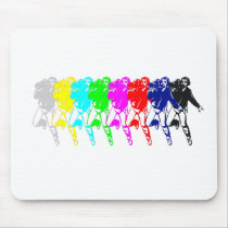 Colour Bar Cameramen Mouse Mats