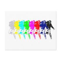 Colour Bar Cameramen Post Card