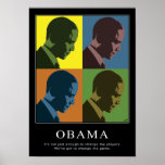 "Colour Blind" Obama Print
