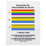 Colour Blind Test (Colours Of Rainbow Vision Test) flyers