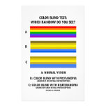 Colour Blind Test (Colours Of Rainbow Vision Test) Stationery Paper