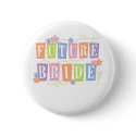 Colour Blocks Future Bride buttons