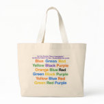 Colour Chart Science Optical Illusions bags