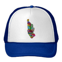 Colour Coded Manhattan NYC Tshirts, Hoodies