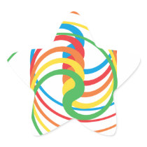 Colour Curves: Star Sticker
