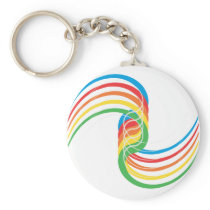 Colour Curves: Vector Illustration: Key Chains