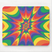 Colour Explosion: Abstract Art: Mousemat