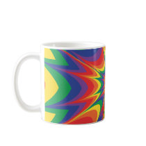 Colour Explosion: Abstract Art: Coffee Mugs