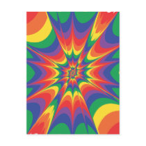 Colour Explosion: Abstract Art: Post Card