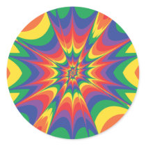 Colour Explosion: Abstract Art: Sticker