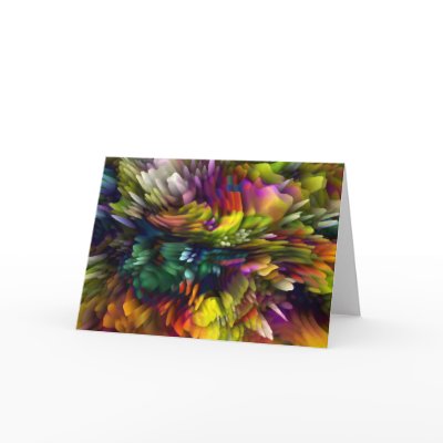 Colour Explosion Greeting Card by csim_83