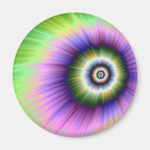 Colour Explosion Tie-dyed Magnet